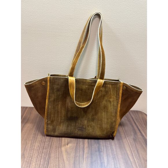 MARGOT New York 100% leather suede bag ￼ - Picture 1 of 3